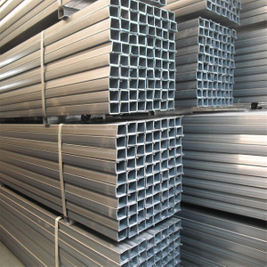 Zinc coated Hollow section trade assurance steel weight galvanized 75x75 tube square pipe