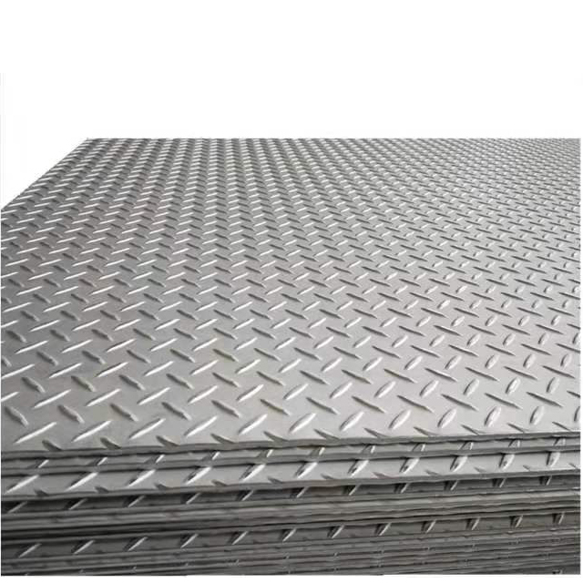 Ms S235 Chequered Roof Sheets Weight 4.5mm Anti-slip Mild Steel Checkered Floor Plate