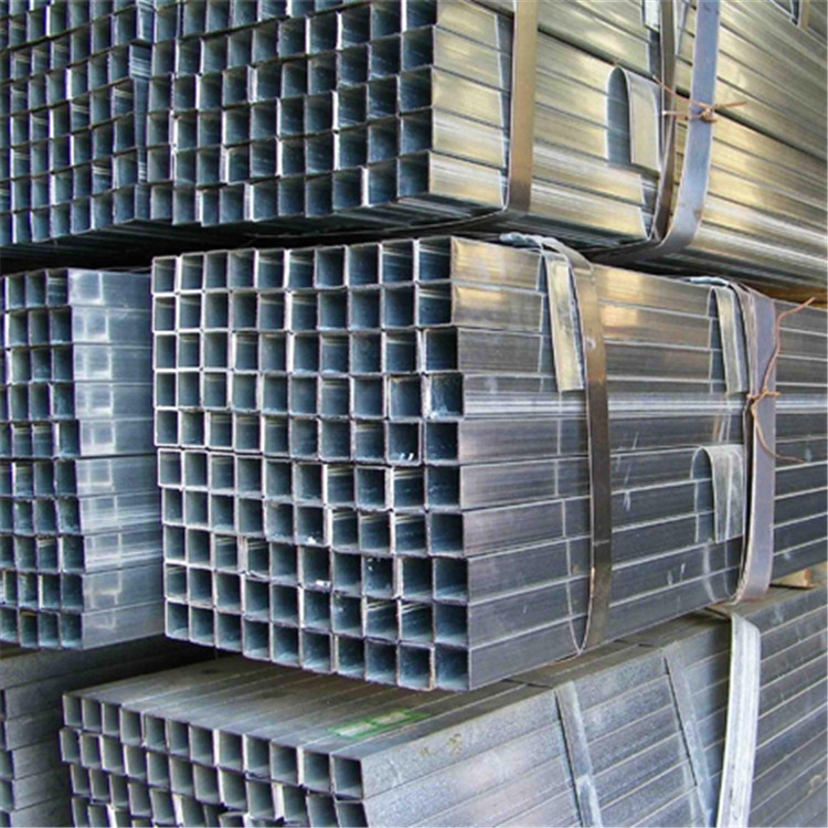 Hot dipped galvanized square pipe pre galvanized square rectangular hollow section, square steel pipe and tube shs rhs