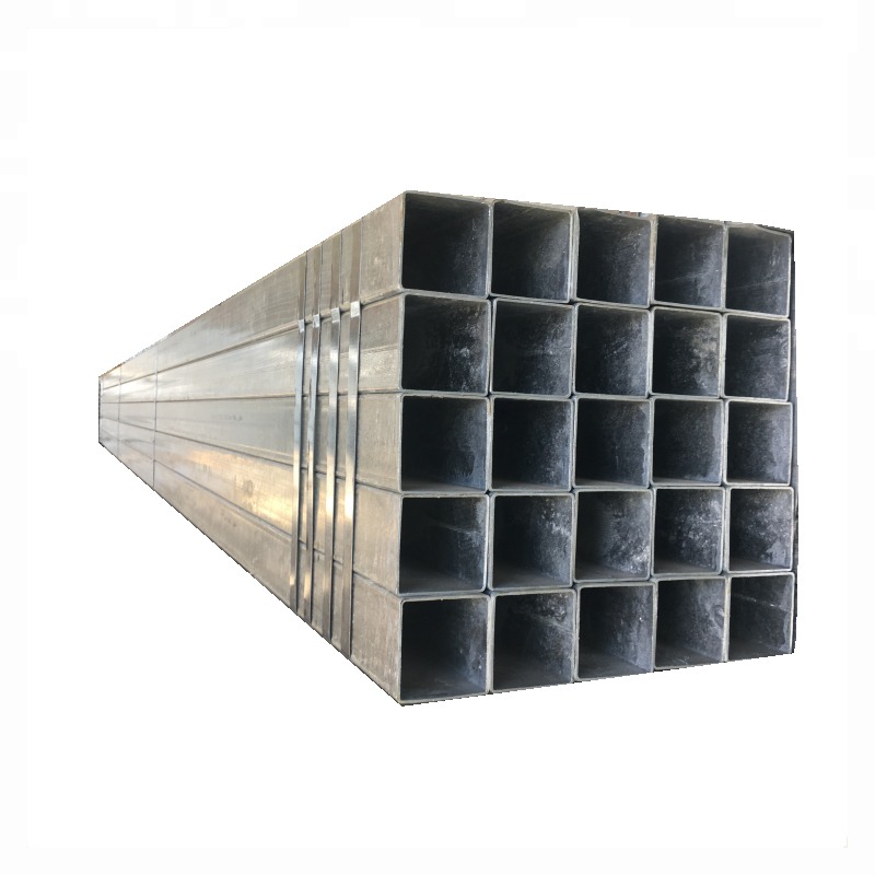 Q195 DN80 Low Carbon Steel Hot Dip Galvanized Coating Square Rectangular Tube Ms Gi Hollow Section Steel Pipe tube
