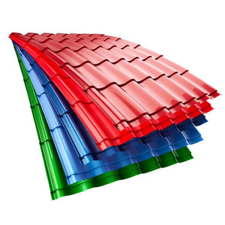 Zinc coated Corrugated Sheet Color Coated Galvanized Corrugated Steel Sheet Coil Roofing Plate